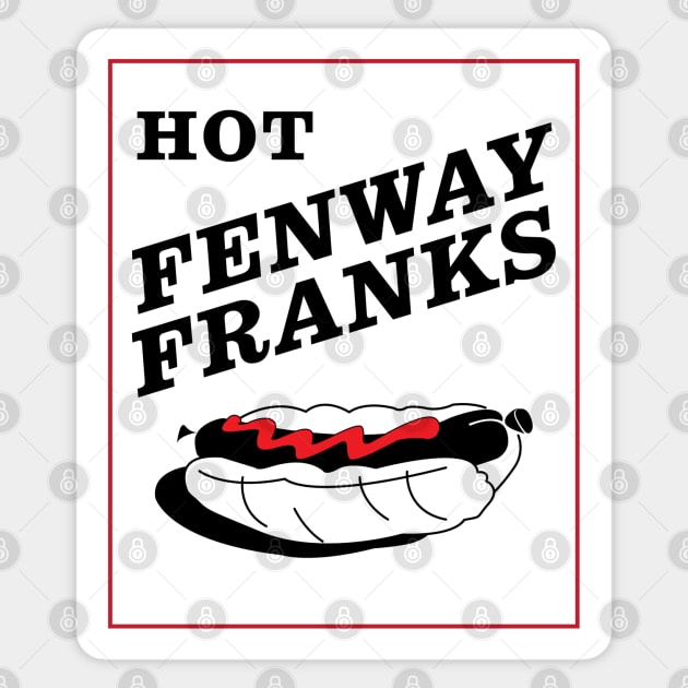 Hot Fenway Franks Magnet by tailgatemercantile